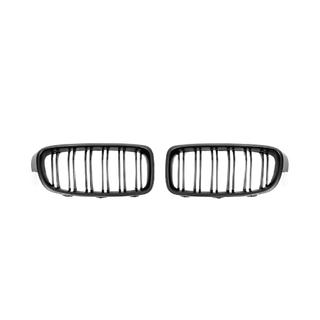 Nieren M-Look (Schwarz Matt) BMW 3 Series F30/F31 2012-2019 Foto 2