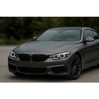 Nieren M-Look (Schwarz Matt) BMW 4 Series F32/F33/F36 2012-2020 Foto 2
