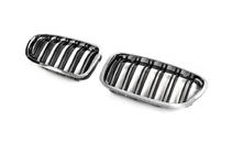 BMW 5 Series F10/F11 2010–2016 Nieren-Grill (2 Stk, Chrom) Foto 1