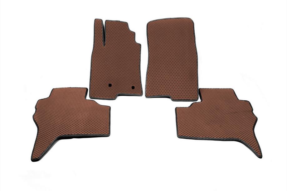 Mitsubishi Pajero Wagon IV 2006-2021 EVA Fußmatten (ziegelrot) Image