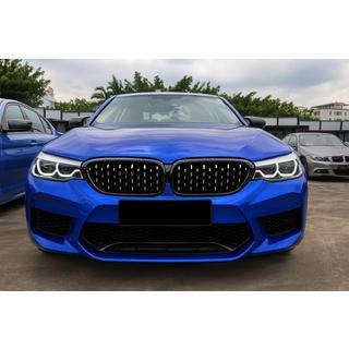 Diamond Silver V2 Nieren (2017-2020, Schwarzer Rahmen) BMW 5er G30/G31 2017–2023 Foto 1