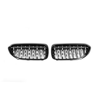 Diamond Silver V2 Nieren (2017-2020, Schwarzer Rahmen) BMW 5er G30/G31 2017–2023 Foto 2