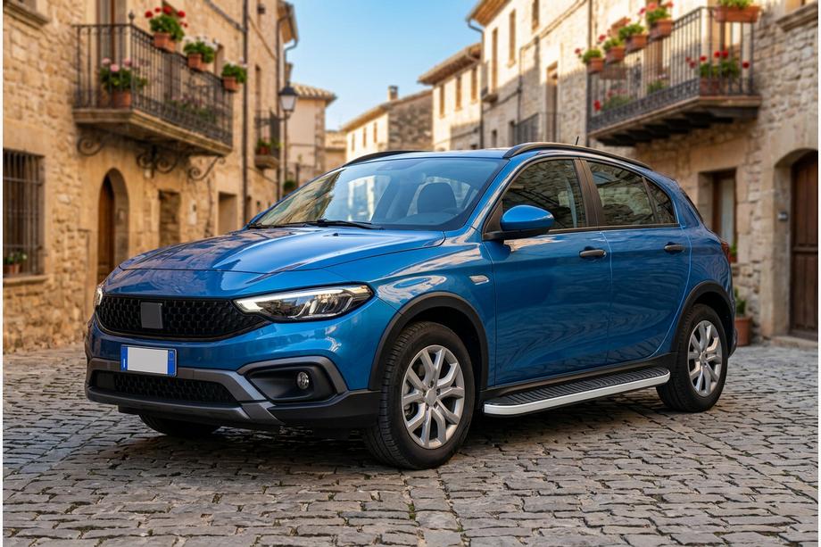 Fiat Tipo Cross 2021- Seitenschweller Tayga Grey (2 Stk., Aluminium) Image