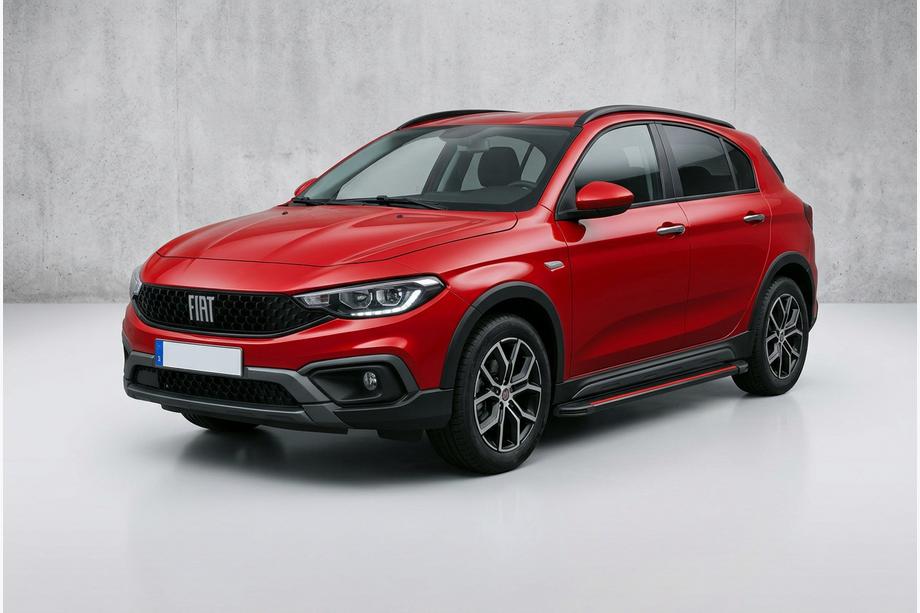 Fiat Tipo Cross 2021- Seitenschweller Maya Red (2 Stk., Aluminium) Image