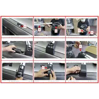 Dachträger für Fixpunkte abschließbar Wingbar V3 (2 Stk) Nissan X-trail T32/Rogue 2014-2021 Foto 4