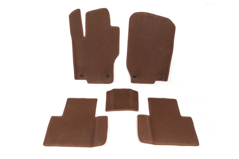 Mercedes GL class X164 2006-2012 EVA Fußmatten (5-Sitzer, ziegelrot) Image