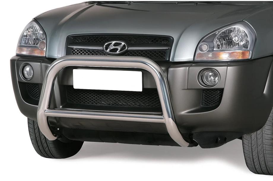Hyundai Tucson JM 2004- Frontbügel Winbo V2 (Edelstahl) Image