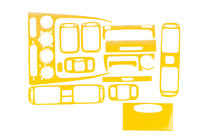 Toyota Corolla 1998-2002 Armaturenbrett Abdeckungen 2000-2002 (gelb) Foto 1