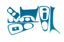 Ford Escort 1995-2000 Armaturenbrett Abdeckung (blau) Foto 1