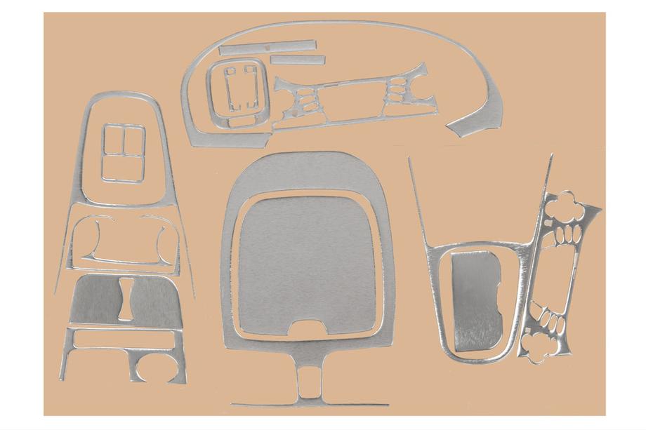 Nissan Almera N16 2000-2006 Armaturenbrett Blenden 00-03 (Aluminium) Image