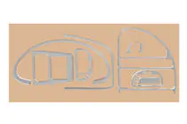 Citroen Saxo 1996-2023 Armaturenbrett Abdeckung (Aluminium) Foto 1
