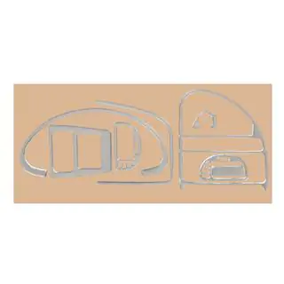 Armaturenbrett Abdeckung (Aluminium) Citroen Saxo 1996-2023