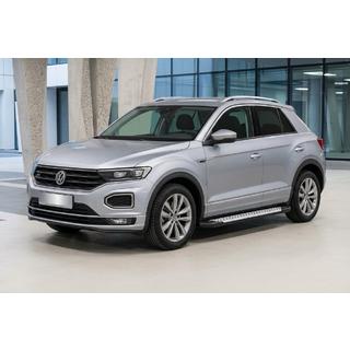 Trittbretter Allmond Grey (2 Stk., Aluminium) Volkswagen T-Roc 2017-2025 Foto 1
