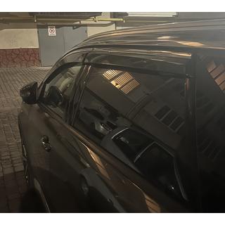 Windabweiser mit Chromleiste (4 Stk., Niken) Peugeot 5008 2016-2023 Foto 3
