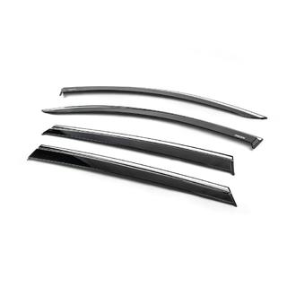 Windabweiser mit Chromleiste (4 Stk., Niken) Peugeot 5008 2016-2023 Foto 2
