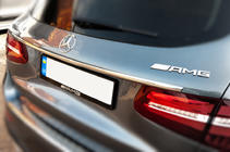 Mercedes GLC X253 2015-2022 Chromleiste über dem Kennzeichen (Edelstahl) Foto 1