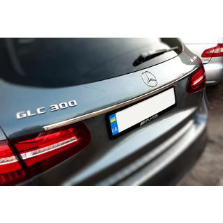 Chromleiste über dem Kennzeichen (Edelstahl) Mercedes GLC X253 2015-2022 Foto 3