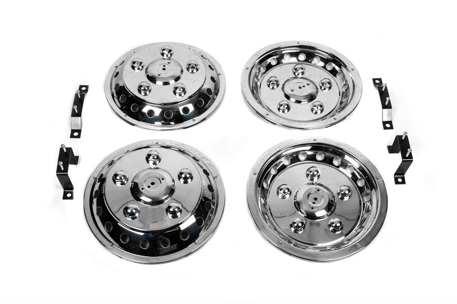 Mercedes Sprinter W901/902/903/904/905 1995–2006 Edelstahl Radkappen Exclusive V2 R15 (2-teilig) Foto 4
