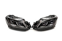 Mercedes GL/GLS class X166 2012-2019 Frontscheinwerfer Halogen auf LED (für umgebaute Fahrzeuge von GL auf GLS, 2 Stk.) Foto 1