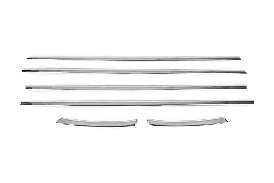 Ford Mondeo 2008-2014 Fensterzierleisten unten Edelstahl (6 Stk) 6 Stück, OmsaLine - Italienischer Edelstahl Foto 2