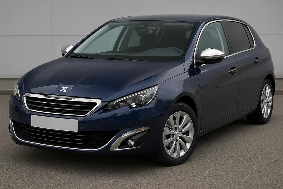 Peugeot 308 2014-2021 Spiegelabdeckungen (2 Stk, Edelstahl) Foto 3