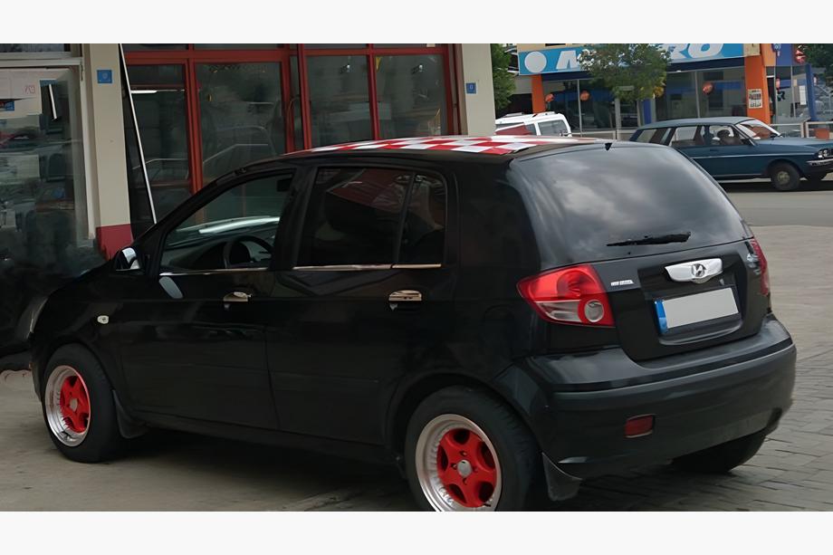 Hyundai Getz 2002- Fensterzierleisten Edelstahl außen (6-tlg.) Carmos - Türkischer Edelstahl Foto 4