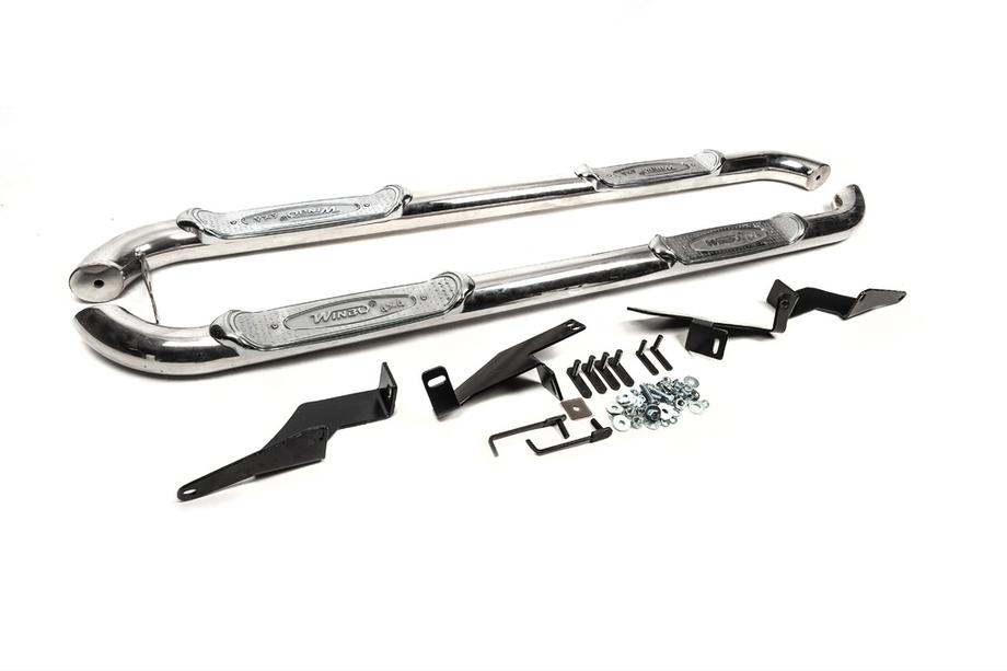 Hyundai Santa Fe 2 2006-2012 Seitliche Rohre B130319 (2 Stk., Edelstahl) Image