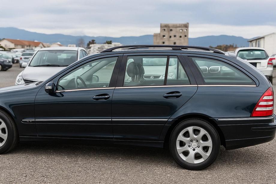 Mercedes C-class W203 2000-2007 Fensterrahmen Blenden Edelstahl 4 Stk, Limousine, OmsaLine - Italienischer Edelstahl Foto 3
