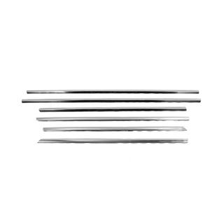 Fensterrahmen Zierleisten Edelstahl Mercedes E-class W211 2002-2009 Foto 3